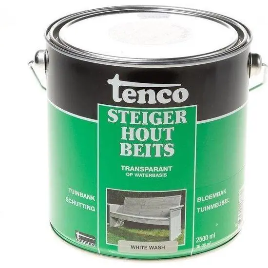 Tenco Steigerhoutbeits white wash 2,5 liter