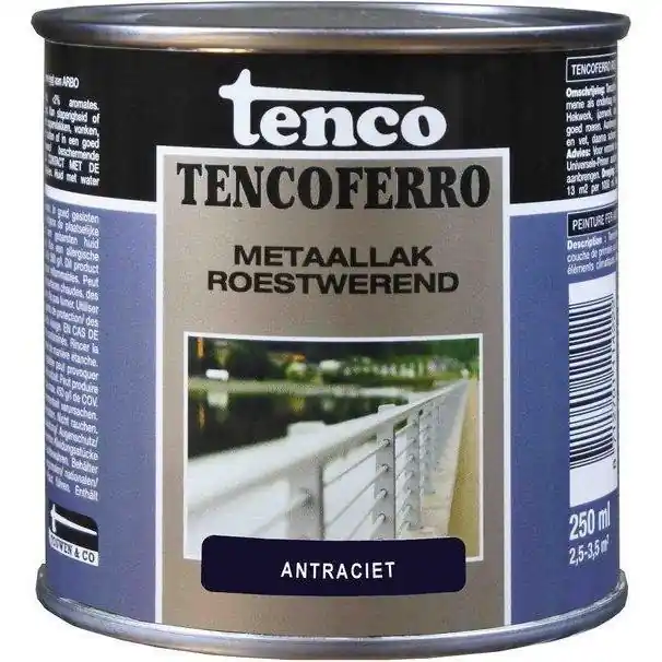 Tenco Ferro metaallak 414 antraciet 250ml