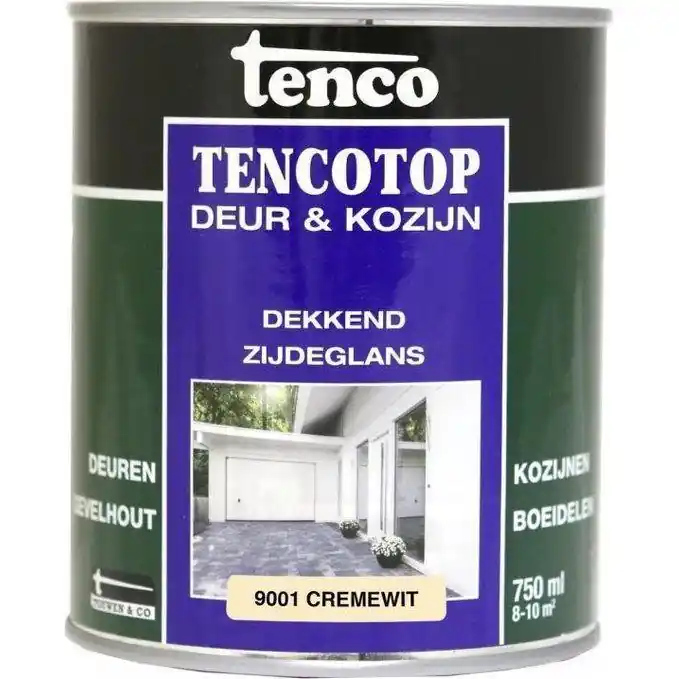 Tenco Top dekkend zijdeglans 9001 750 ml.