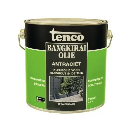 Tenco bangkirai olie 2,5 liter antrac
