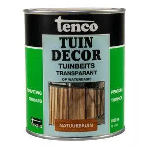 Tenco Tuindecor transparant natuurbruin 1 liter