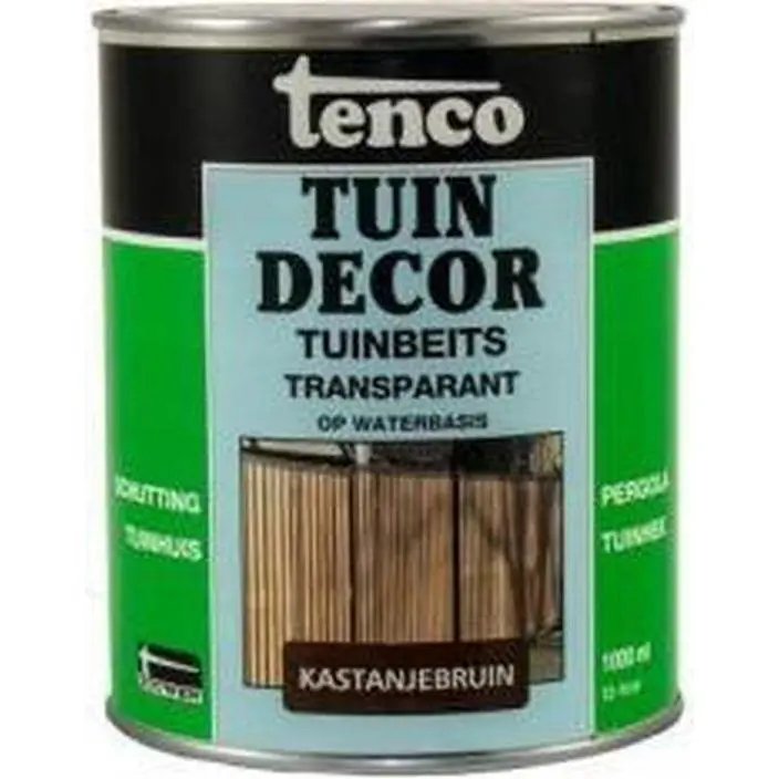 Tenco Tuindecor transparant kastanje bruin 1 liter