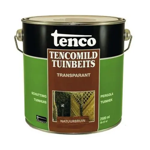 Tenco Mild tuinbeits transparant 2,5 liter naturel bruin