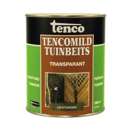 Tenco Mild tuinbeits transparant 1 liter lichtgroen