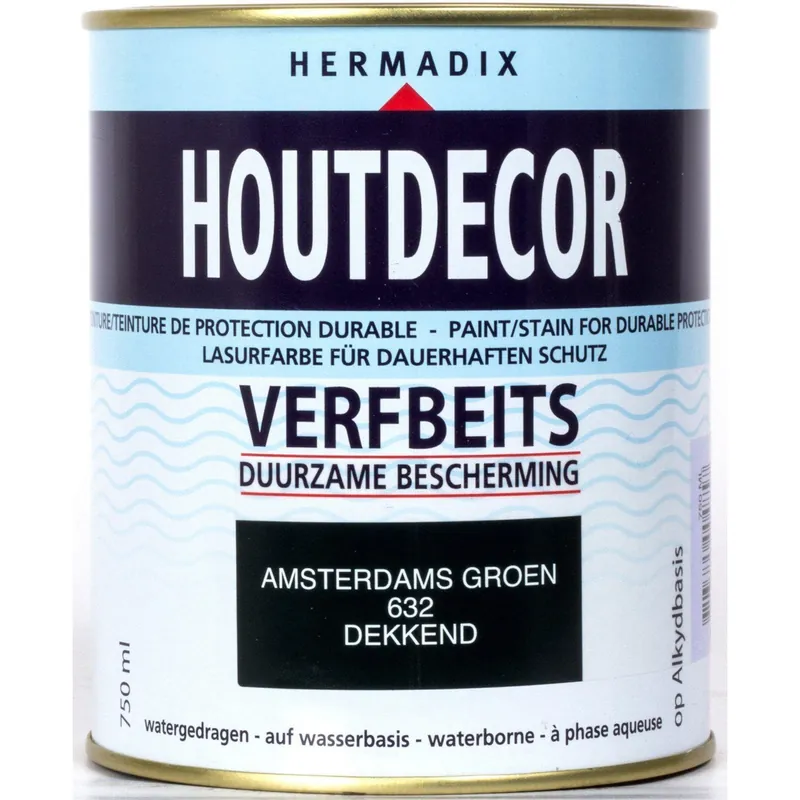 Hermadix houtdecor 632 Amsterdams groen 750 ml