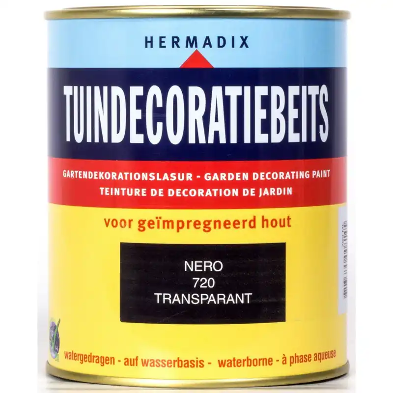 Hermadix tuindecoratiebeits 720 nero 750 ml