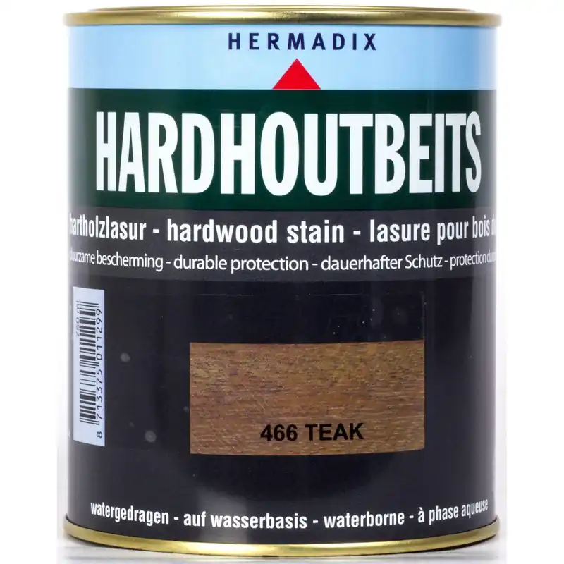 Hermadix hardhoutbeits 466 teak 750 ml