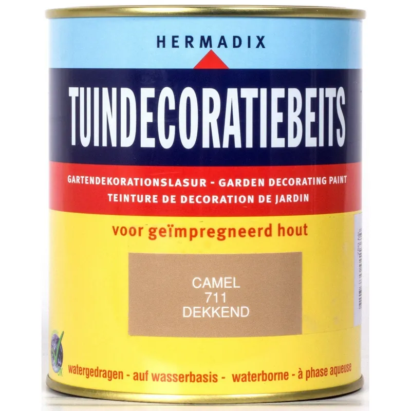 Hermadix tuindecoratiebeits 711 camel 750 ml