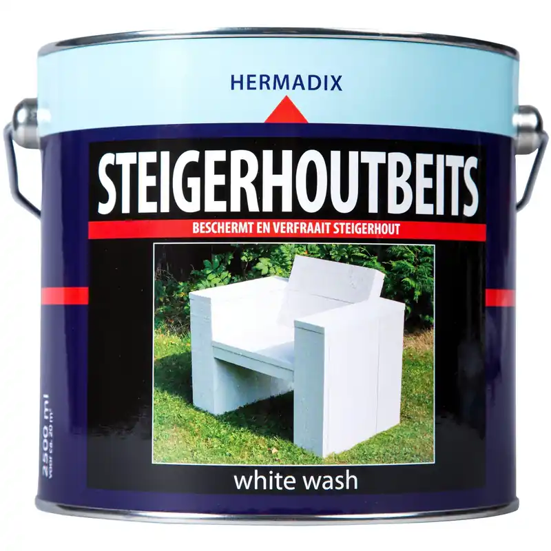 HERMADIX STEIGERHOUTBEITS WHITEWASH