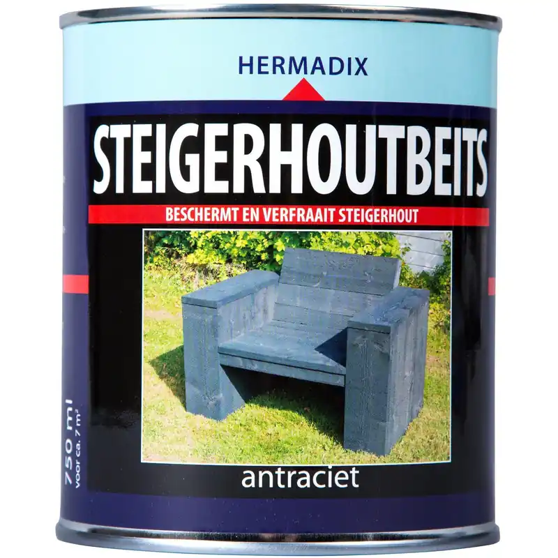 HERMADIX STEIGERHOUTBEITS ANTRACIET