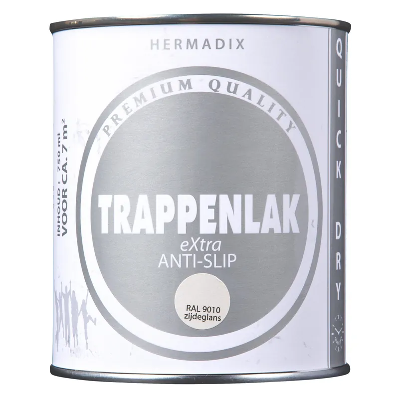 Hermadix trappenlak extra RAL 9010 750 ml