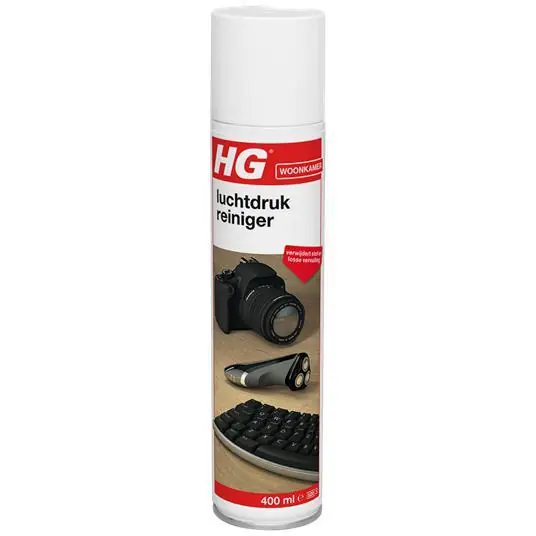HG luchtdrukreiniger voor alle kiertjes en gaatjes 400 ml.