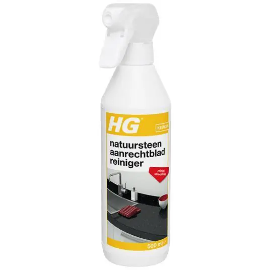 HG natuurstenen aanrechtbladreiniger 500 ml.