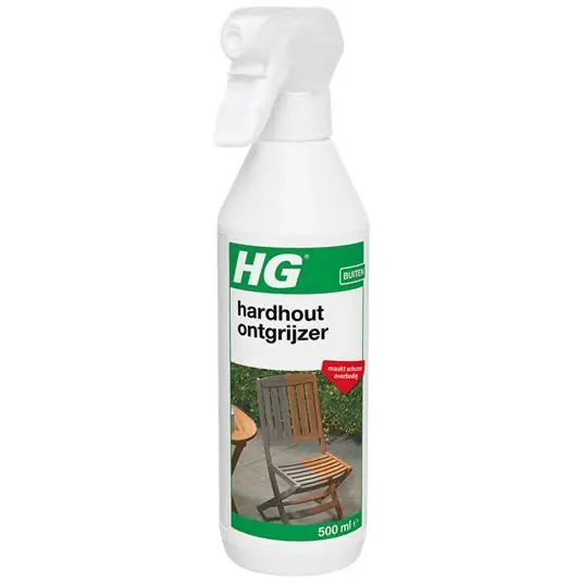 HG hardhout ontgrijzer 500 ml.