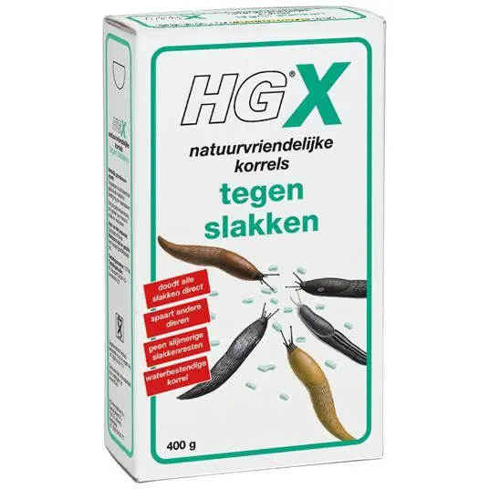 HGX natuurvriendelijke korrels tegen slakken 400 gr.