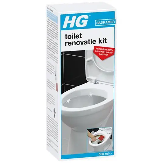 HG toilet renovatie kit 500 ml.