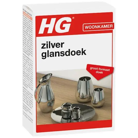 HG zilver glansdoek