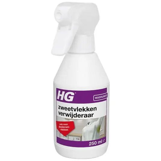 HG zweet- en deodorantvlekken verwijderaar 250 ml.