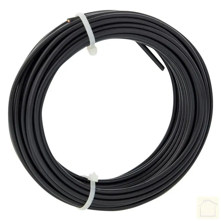 Installatiedraad 1.5 mm² 10 meter zwart