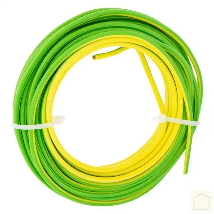 Installatiedraad 2.5 mm² 10 meter geel/groen