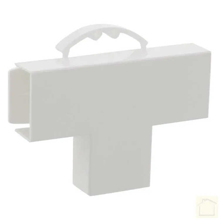Attema P25 t-stuk met plaat P25, montage polarwit (2 stuks)