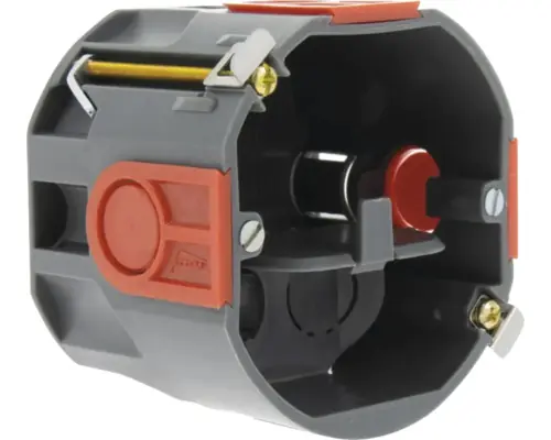 Attema inbouwdoos hollewand UHW50 5/8" grijs