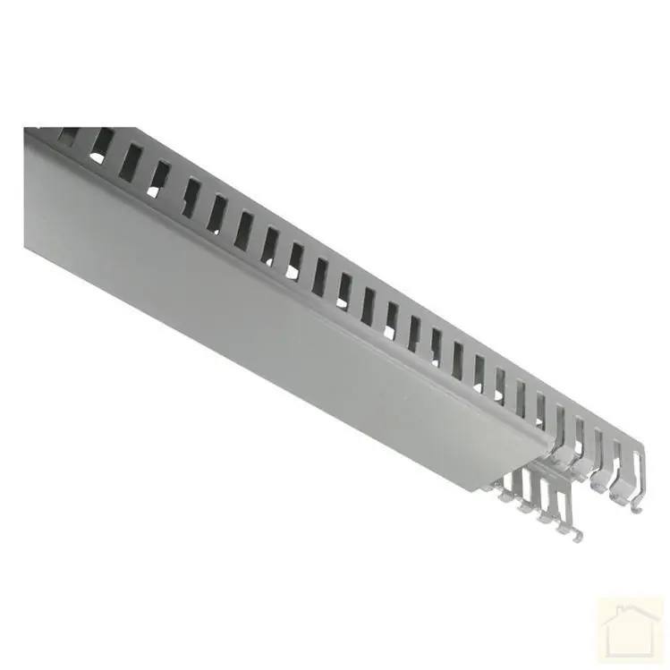 Leidinglijst Industrie 40 x 40 mm, 2 m grijs