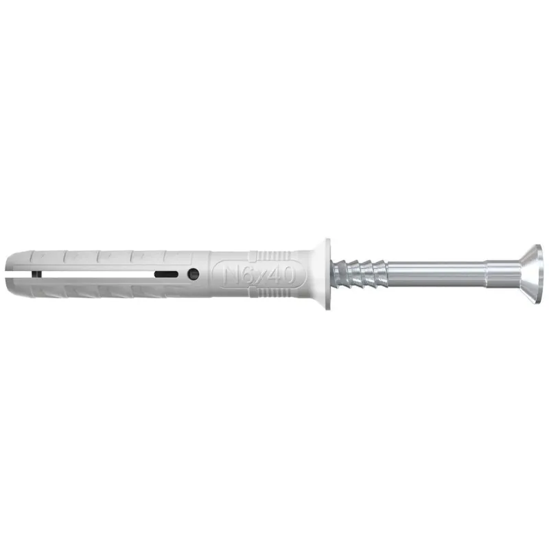 fischer nagelplug N 5x40/15 S met verzonken kop (100 stuks)