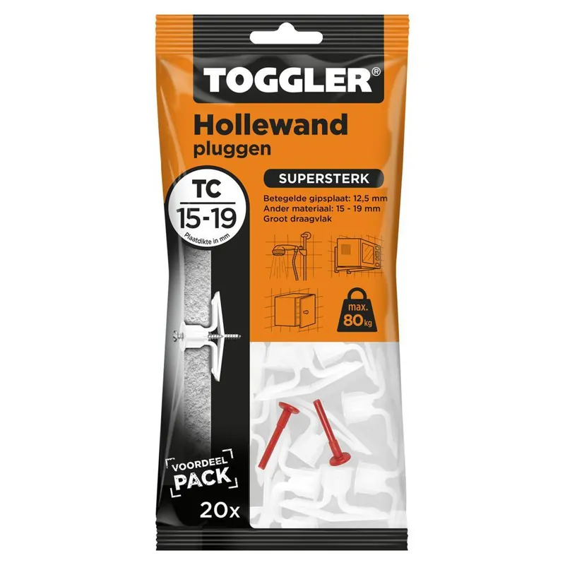 Toggler hollewand plug TC (20 st.)