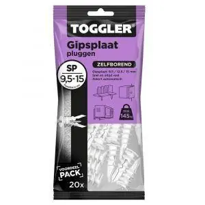 Toggler gipsplaat plug SP 20 stuks