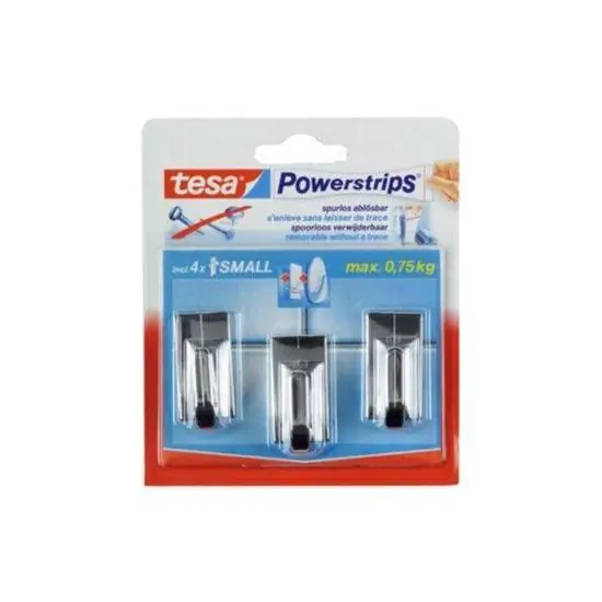 Tesa Powerstrips haak small Classic chroom