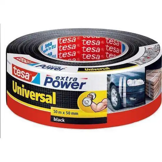 Tesa Extra Power Universal 48 mm x 50 meter zwart