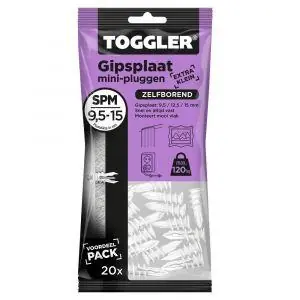 Toggler gipsplaat plug SPM Mini 20 st.
