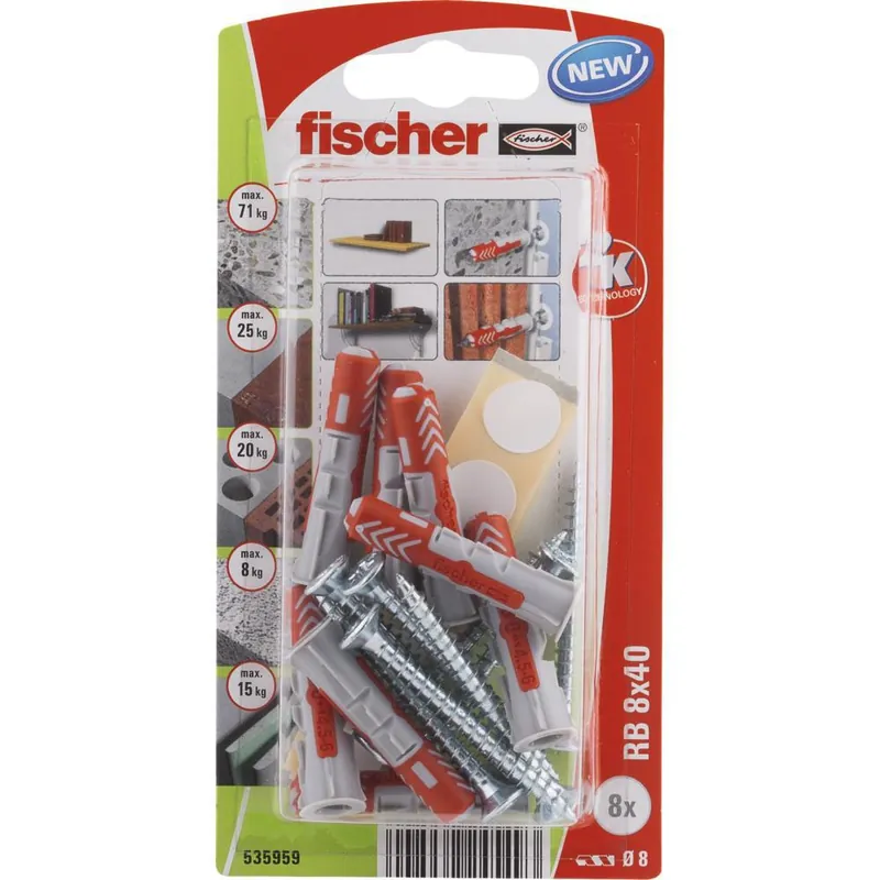 Fischer Plankbevestiging DUOPOWER 8x40