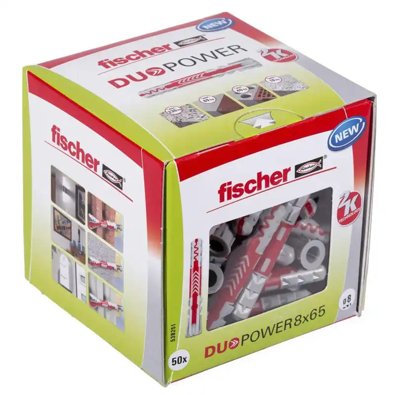 Fischer DUOPOWER 8x65 50 stuks