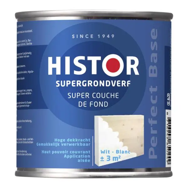 Histor Perfect Base supergrondverf 7000 wit 250ml