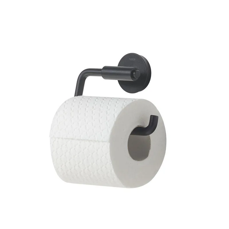 Tiger toiletrolhouder Urban zwart