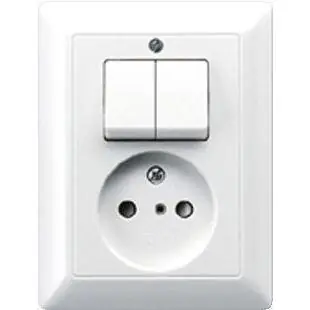JUNG COMB SERIE/WCD Z/A WIT AS