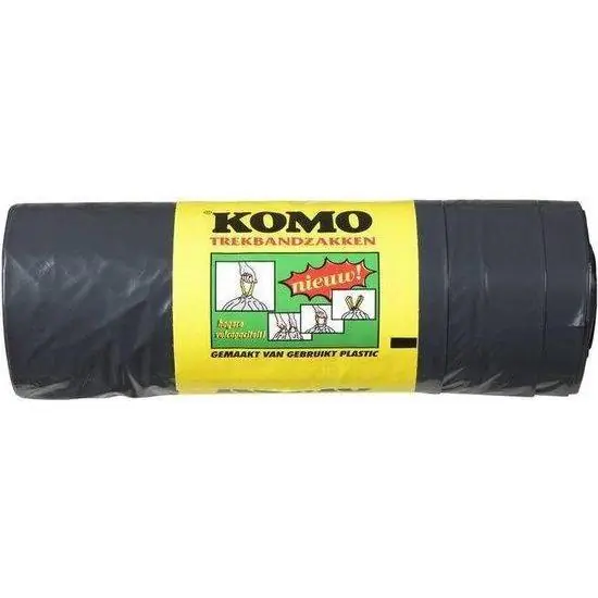 KOMO trekband vuilniszak 15 stuks