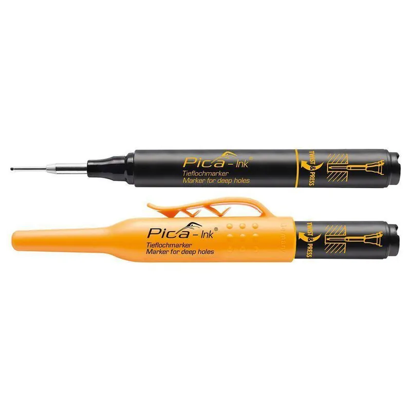 Pica Ink Markeerstift tbv diepe gaten zwart