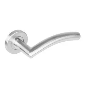Intersteel deurkruk Lisa 90 op rozet RVS