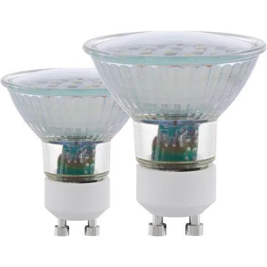 LED GU10 SMD spot 2X 400LM 3000K (2 stuks)