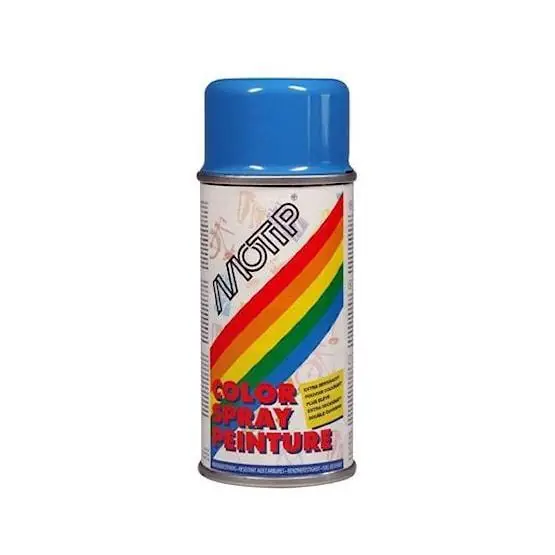MoTip Deco spuitbus hoogglans RAL5010 enzian blauw 150ml