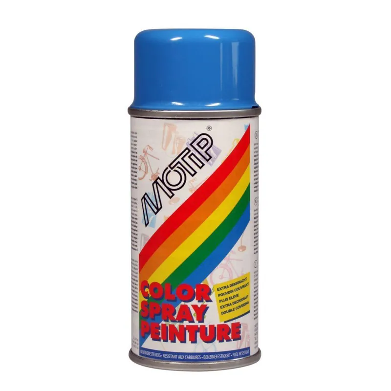 MoTip Deco spuitbus hoogglans RAL5015 hemelsblauw 150ml