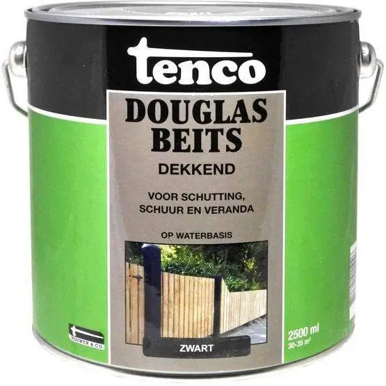 Tenco Douglas Beits dekkend zwart 2,5 liter