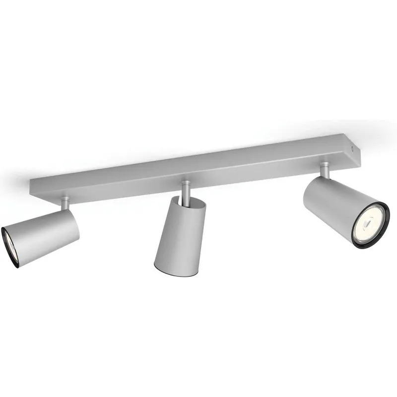Opbouwspot Philips Paisley aluminium 3xnw 230V