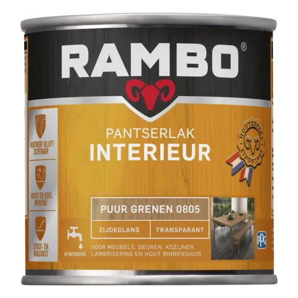 Rambo pantserbeits tuin&steigerhout zg dekkend flessengroen 1147 750 ml.