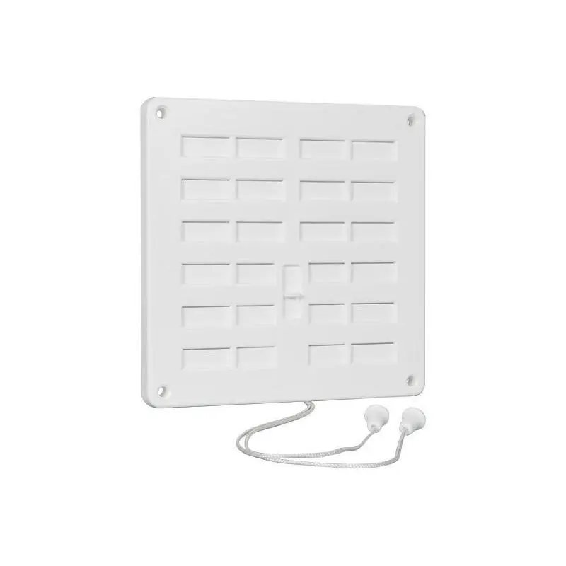 NEDC VENTROOST AFSLB 16X16CM W