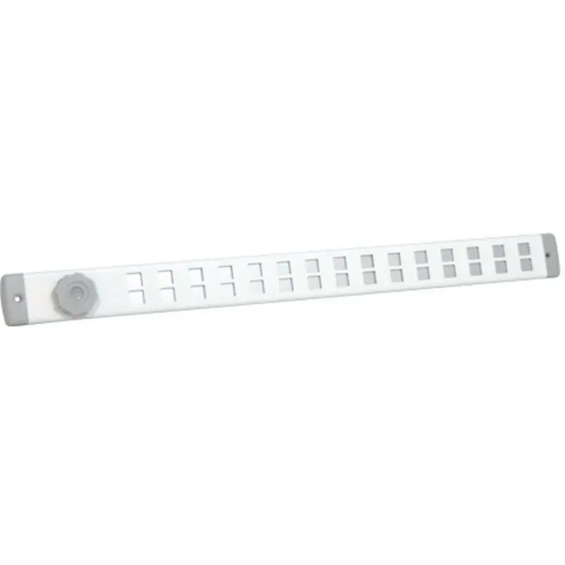 Nedco alu schuifrooster Bold Line 500x40mm wit