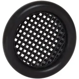 Nedco ventilatierooster 32 mm. zwart